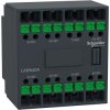 Auxiliary switch block, 6 A, 4 Form A (N/O), snap-in, LADN40A
