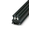 Złączka szynowa 2-przewodowa 2,5mm2, listwa zaciskowa koloru czarnego UK 2,5 N BK /50szt./
