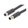 Kabel przemysłowy konfekcjonowany ze złączem Złącze M12 długość 20m Rodzaj A Żeńskie Złącze B Złącze M12