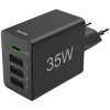 Hama 201990 USB charger 1x USB-C PD 3x USB-A 35W Mini Black