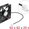67291 Axial Fan 5 V DC, 92 x 92 x 25 mm black
