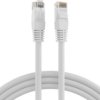 Patch cable, RJ45 plug, straight to RJ45 plug, straight, Cat 6A, U/UTP, PVC, 0.25 m, white, K8100WS.0,25