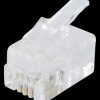 RJ10 modular plug, contacts 4, fitted 4
