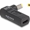 Delock USB 2.0 adapter [1x złącze męskie okrągłe DC - 1x złącze żeńskie USB-C] 60006