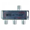 Rozdzielacz Splitter antenowy F na 3 TV metalowy, kompatybilny z DVB-T i SAT