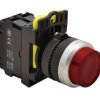 Przełącznik przycisk bistabilny sterowniczy podświetlony 22mm czerwony Tracon