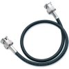 Coaxial cable, BNC plug (straight) to BNC plug (straight), 50 Ω, RG-58/U, grommet black, 0.91 m, BU-5050-B-36-0