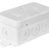 Puszka n/t hermetyczna 85x45x39mm IP54 z dławnicą zintegrowaną biała N8 83008006