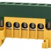 Listwa ochronna ZPI 7-modułowa (7x16mm2) IP20 AL/CU - żółto/zielona