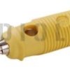 Wtyk banan 4mm BUELA-30-YEL 60V=/30V~ 30A