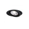 Oczko podtynkowe czarne NERO z ruchomym źródłem światła GU10/AR111 LP-4424/1RS BK movable Light Prestige
