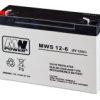 Akumulator Vrla Agm 6V 12Ah (Żywotność 3-5Lat) Mws12-6