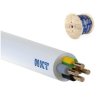 Przewód YDY żo 4x2,5 mm2 (450/750V) instalacyjny okrągły biały NYM-J (bębnowy) 172171011D1000 NKT