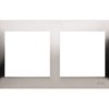 SIMON 54 Ramka 2 podwójna metalowa inox IP20/IP44 DR2/61 KONTAKT SIMON