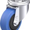 Blickle 909124 LER-POEV 80KF-SB Rolka obrotowa z blachy stalowej Średnica koła: 80 mm Maksymalne obciążenie: 140 kg 1 sz