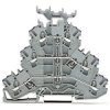 Wielopoziomowy blok zaciskowy WAGO poziomy: 3 TOPJOB S Szary 300V 2.5mm² Wciskane IECEx/ATEX/CSA