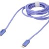 Kabel USB 2.0 Apple Lightning wtyk - USB C wtyk 2m fioletowy CAJY000305