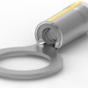 Insulated ring cable lug, 3.0-6.0 mm², AWG 12 to 10, 13 mm, M12, natural, 53429-1