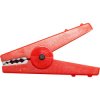 Alligator clip, AWG 10, 30 A, 80 mm, red, BU-112-2