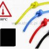 Kabel silikonowy - czarny; cynowana miedź 0,15mm2
