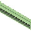 Pin header, 14 pole, pitch 5.08 mm, angled, green, 1324800000