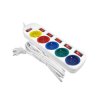 Przedłużacz 5Gn. 5m 230V/10A Kolor z 6 wyłącznikami, biały
