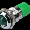 Q14P3CXXG12E Indicator LED, 12 V DC, 14 mm, wired, green/BrC
