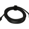 Przewód; USB; A-P-USB C-2M; wtyk USB-C; 2m; czarny; okrągły; RoHS