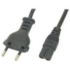Kabel zasilający IEC C7 2pin 1,5m ósemka