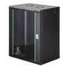 Szafa Sieciowa Wisząca Dynamic 19 16U Rack 600X450, Drzwi Szyba, Czarny,...
