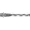 Screw-in fitting, L 120 mm, 18 bar, brass, nickel-plated, for hose, 110648