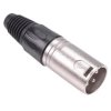 3 Pole Male XLR Plug Connector