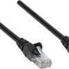 kabel LAN Intellinet 338387, 1 szt., RJ45, CAT 5e, U/UTP, 1.50 m, czarny
