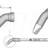 C245761 C245 soldering tip, chisel-shaped, C245761/3.0 x 1.0 mm, curved