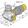 Turck Czujnik indukcyjny nie podtynkowy PNP, Zamykający NI30U-EM30WDTC-AP6X
