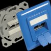 GC-N0051B RJ45 socket, CAT.6a, UP, azure