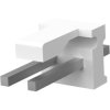 Pin header, 2 pole, pitch 3.96 mm, straight, natural, 1744002-2