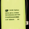 Cordless phone battery, NiMh, 3.6 V, 700 mAh