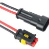 Konektor kostka OH2 SUPERSEAL + przewody 15cm 2PIN
