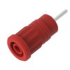 Gniazdo bananowe Żeński Wciskana Czerwony 36A Electro PJP rozmiar 4 mm