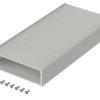 Aluminum enclosure kit, (L x W x H) 105 x 220 x 32 mm, natural, IP40, 97115220.HMT1