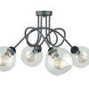 Lampa Sufitowa Nowoczesna 4Xe27 Evie Black
