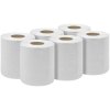 Sealey WHT60 2-Ply Embossed White Paper Roll 60m - Pack of 6