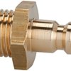 Nipple, L 27 mm, 35 bar, brass, for jacks, 107150