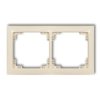 Deco Ramka Uniwersalna Podwójna Z Tworzywa Deco Soft Beżowy 1Drso-2