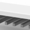Pin header, 8 pole, pitch 3.96 mm, straight, natural, 640389-8