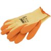 Draper 82602 Orange Heavy Duty Latex Coated Work Gloves - Extra Large