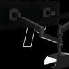 45-690-292 Ergotron LX Pro dual stacking arm, standard clamp, black