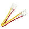 Złączka LED 10mm COB Z przewodem dwustronna 3-Pin Do taśm COB CCT LA-COB-303-10