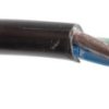 Sieciowy kabel zasilający 3 Core Polichlorek winylu PVC Sheath Czarny 9.4mm od , 500 V